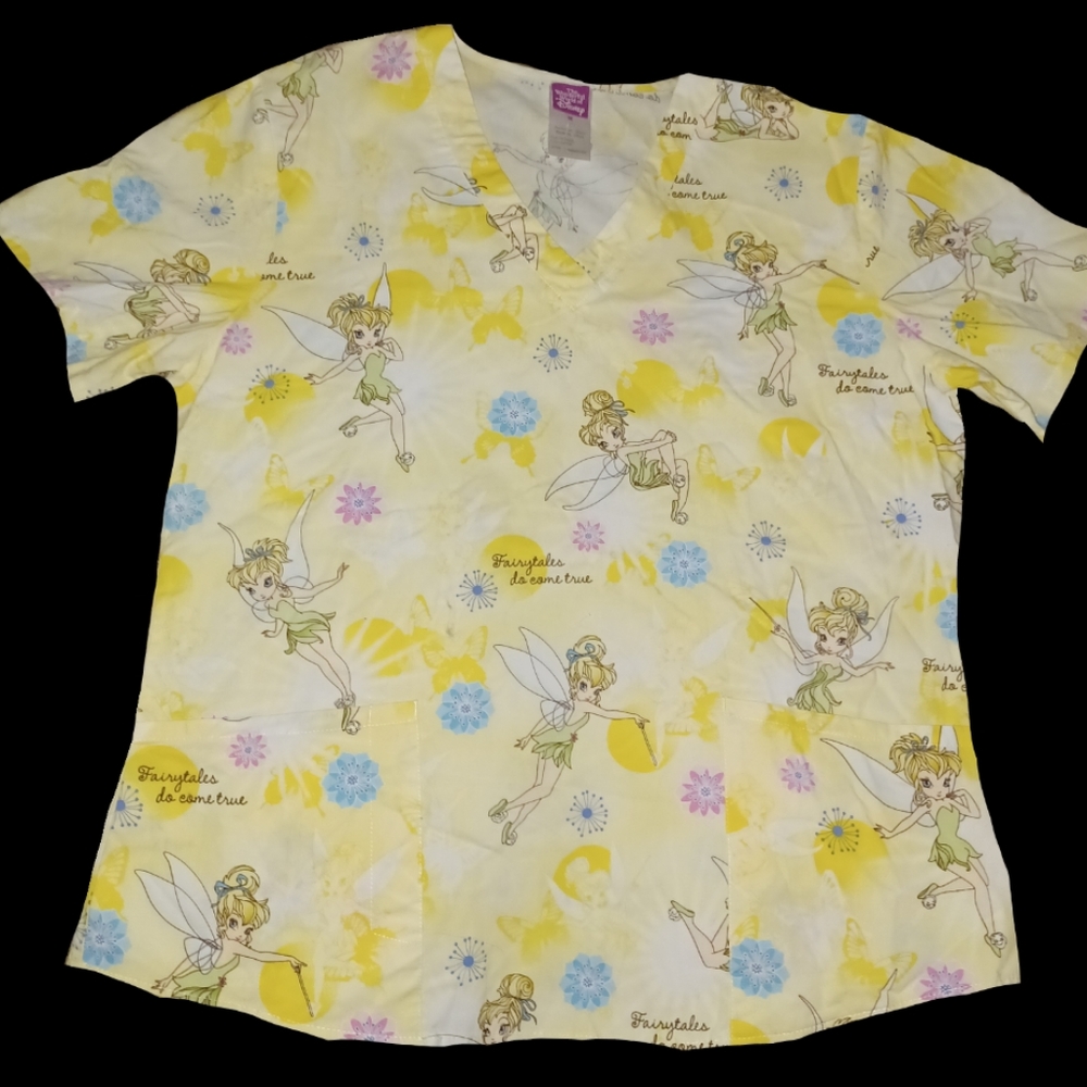💴 Tinkerbell Scrub Top by Disney
